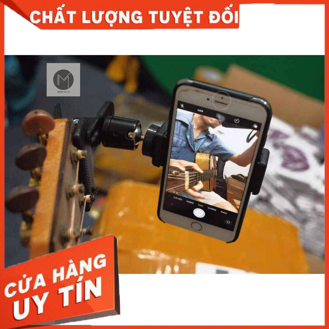 Kẹp điện thoại gắn trên đàn guitar MMS