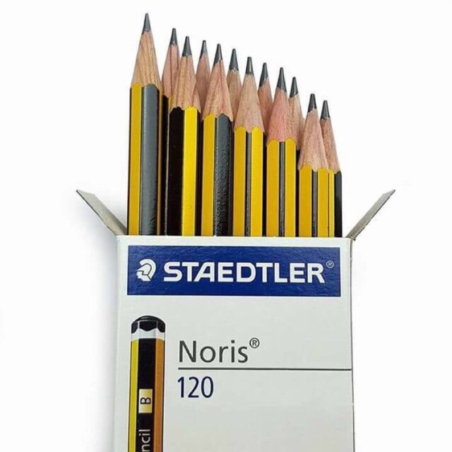 1 Hộp bút chì bút vẽ Đức Staedtler Noris cao cấp - 2B 12 cái