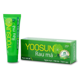 Kem bôi da Yoosun Rau Má tuýp 25g - Dịu mẩn ngứa, ngừa mụn, làm mát da, tránh sẹo - QT Thu Lan KBD03