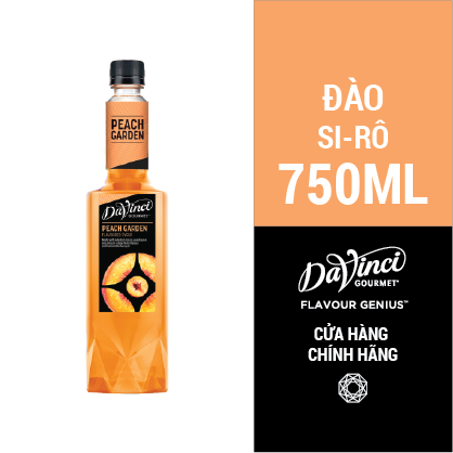 Siro Hương Đào / Peach Garden Syrup - DaVinci Gourmet (750ml)