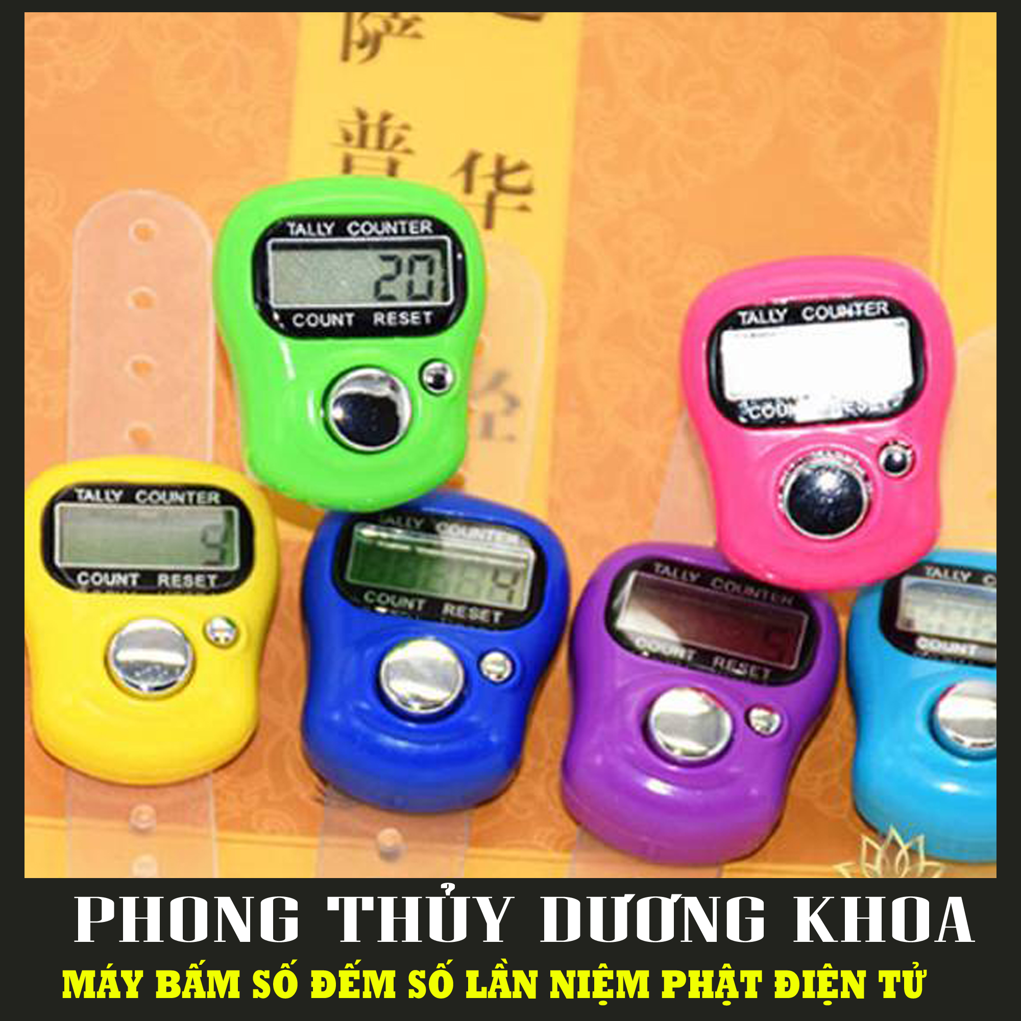 [HCM]Máy đếm niệm phật tí hon - tụng kinh niệm Phật bấm đếm số lần tụng kinh chú
