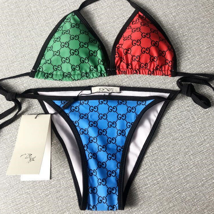 Gucci bộ bikini đồ bơi cho nữ 2 mảnh đồ bơi nữ bikini có đệm
