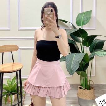 Chân váy ngắn xếp li 2 tầng 3 tầng chân váy ngắn xòe siêu xinh siêu rẻ có quần trong
