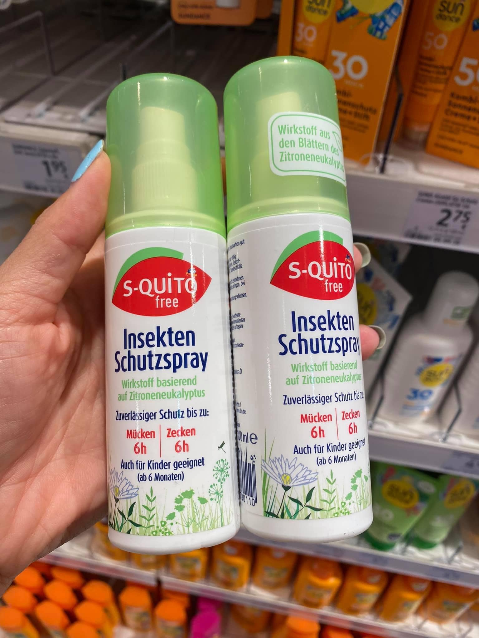 Xịt Chống Muỗi Đốt Squito Free 100ml dùng được cho trẻ sơ sinh hàng Đức -  Mỹ Phẩm & Sản phẩm chăm sóc khác | TheFaceHolic.com
