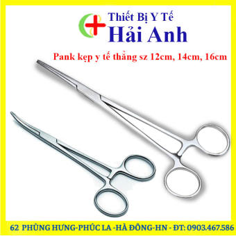 Pank kẹp y tế thẳng sz 12cm, 14cm, 16cm