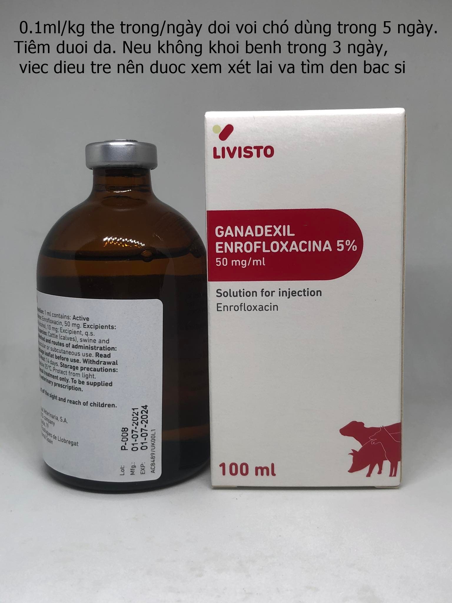 Livisto 5% Cho Thú Cưng - Chai 100mil