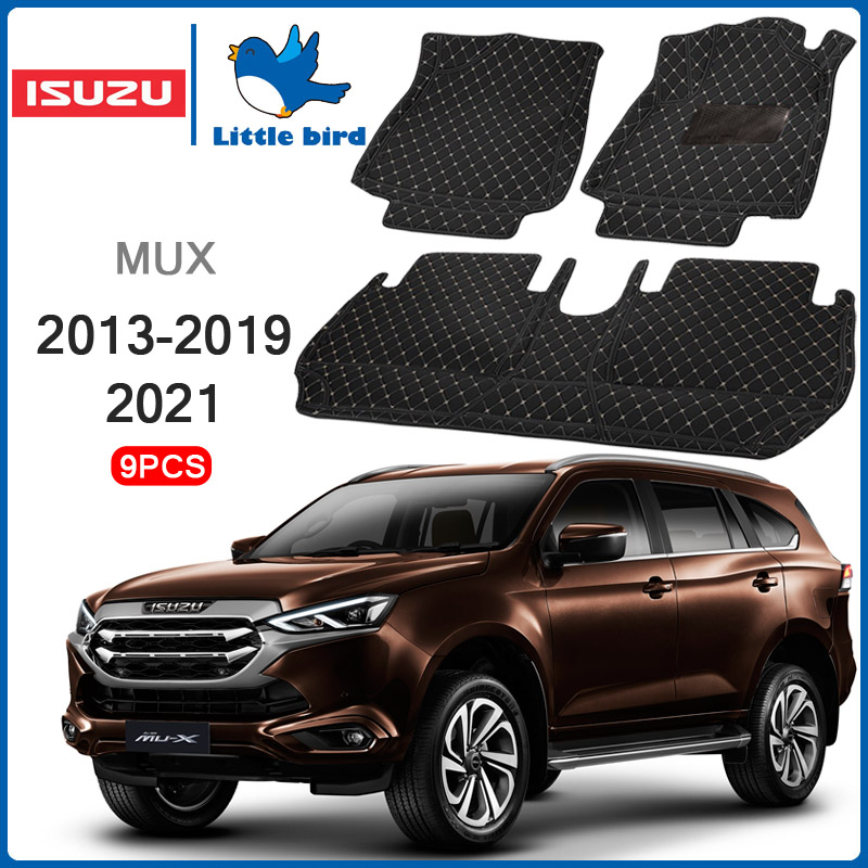 Little Bird พรมปูพื้นเข้ารูปรถยนต์ Isuzu Mux 9PCS 2013-2021 พรมปูพื้นรถยนต์ พรมรถยนต์ พรมรถยนต ราคา 2,799 บาท*ส่งฟรี