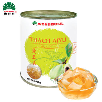Thạch aiyu Wonderful lon 850g topping, thạch