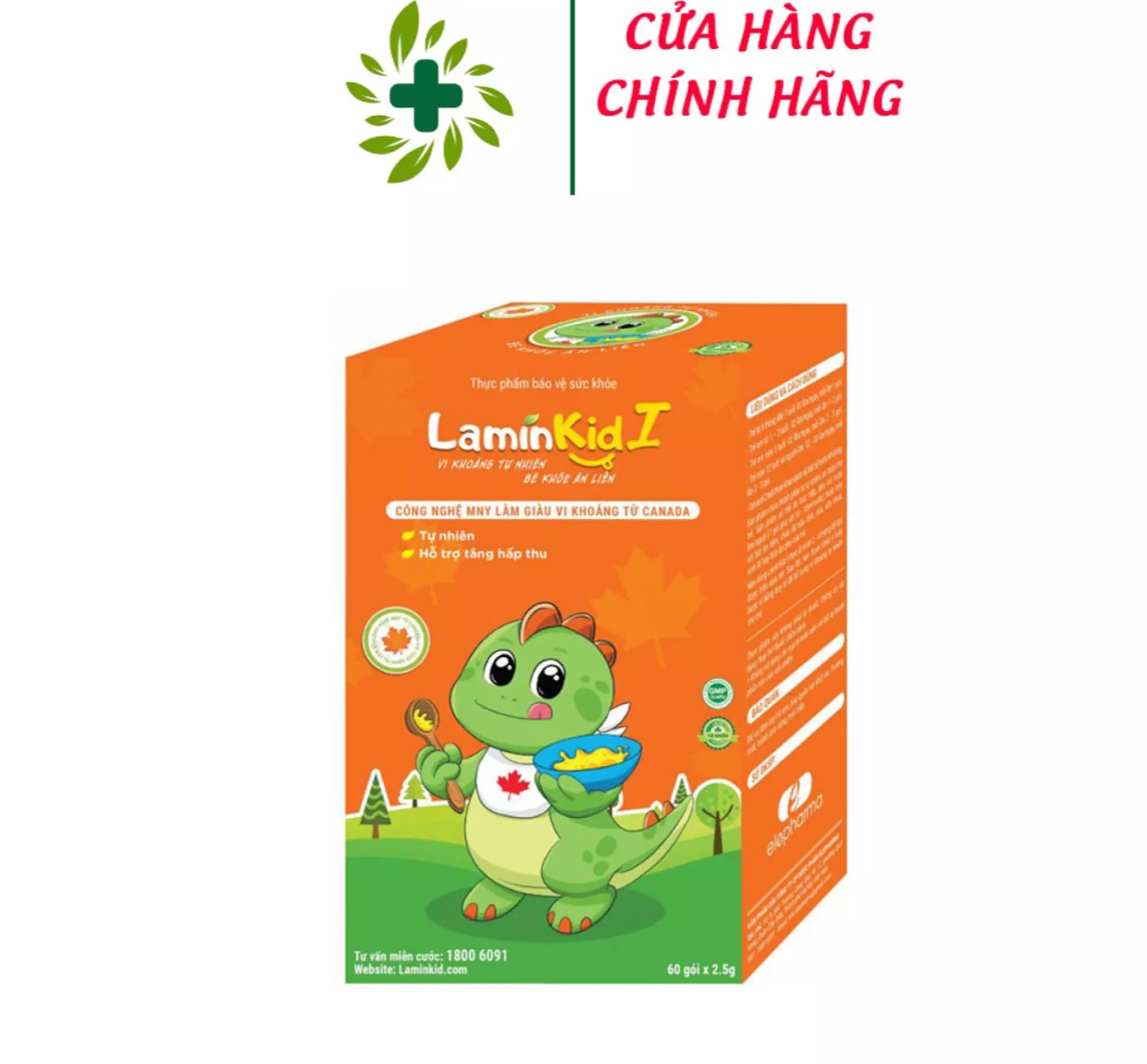 LaminKid I (Hộp 20 gói) - Giúp trẻ ăn ngon tăng sức đề kháng - Lamin Kid
