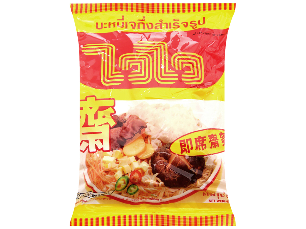 Mì chay rau nấm waiwai 60g thái lan