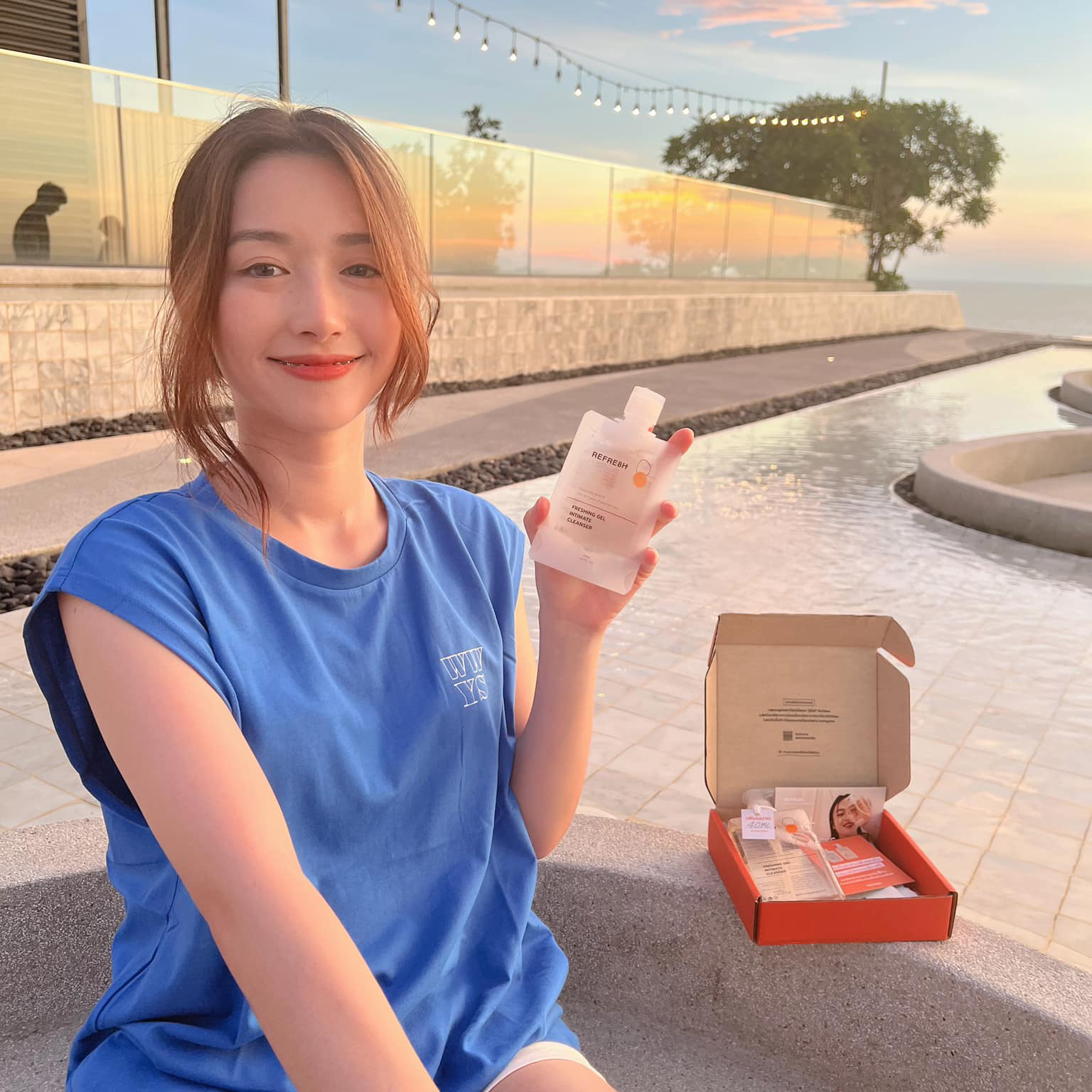 [ไซส์มินิ50ml.1ชิ้น] ลดตกขาว ลดกลิ่น ลดการระคายเคือง Mini Refreshing Gel เจลทำความสะอาดจุดซ่อนเร้น