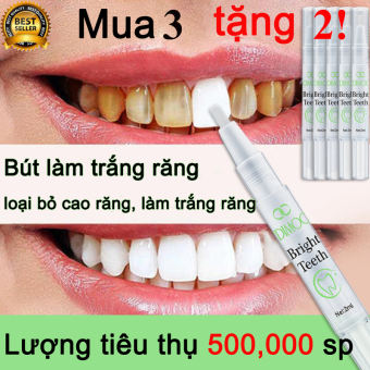 Dụng cụ làm trắng răng vàng làm trắng răng 2ml làm trắng răng tinh chất bút làm trắng răng làm trắng răng, làm trắng nhanh 1,5 ngày, làm trắng 360 độ, loại bỏ răng vàng