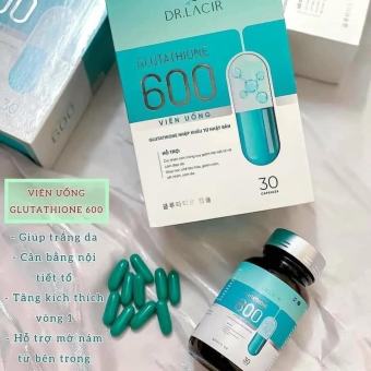 Viên Uống Nám Trắng Da Gluthation 600 - Dr.Lacir