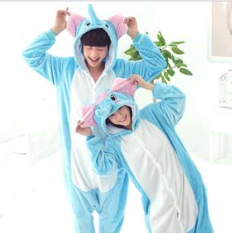 Bộ Đồ Thú Pijama Voi Xanh