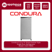 Condura Prima Inverter Single Door Refrigerator - 5.3 cu. ft
