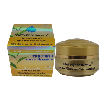 Kem Nám Đồi Mồi Ngừa Nhăn Làm Trắng Da Trà Xanh Tinh Chất Serum NHẬT VIỆT COSMETICS 13g