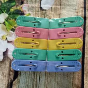 Sỉ 10 kẹp nhựa nhiều màu