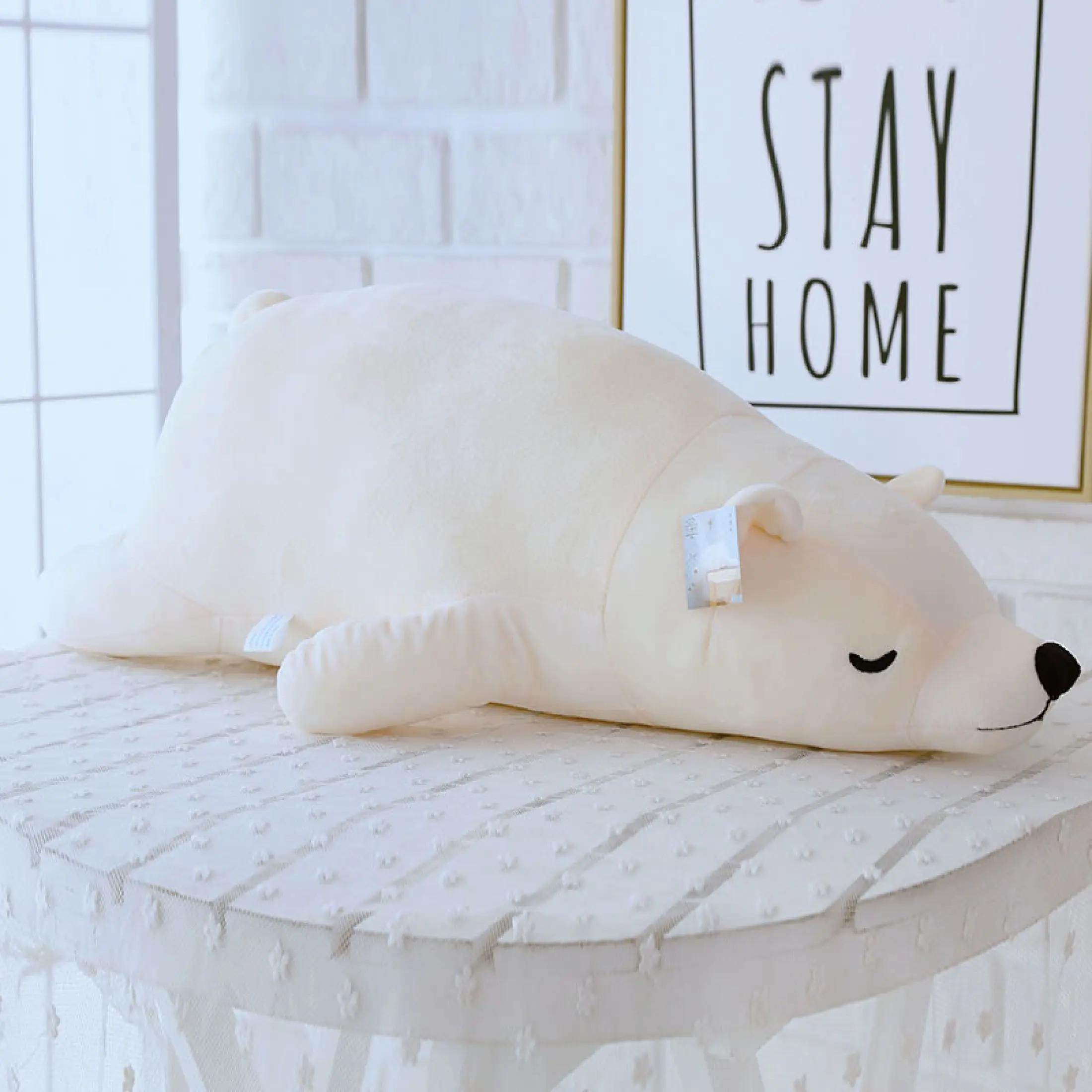 polar bear plush toy miniso
