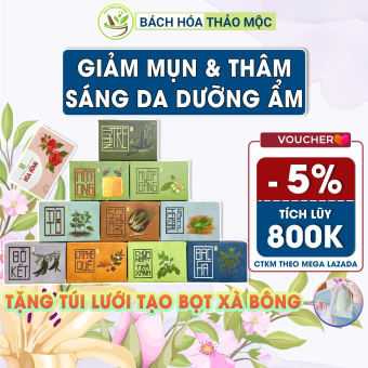 Xà Bông Nghệ Mướp Đắng Xà Phòng Sinh Dược Giảm Mụn Lưng Giảm Viêm Nang Lông 100% Thiên Nhiên Xà Bông Thảo Dược Thay Thế Sữa Tắm Hàng Ngày