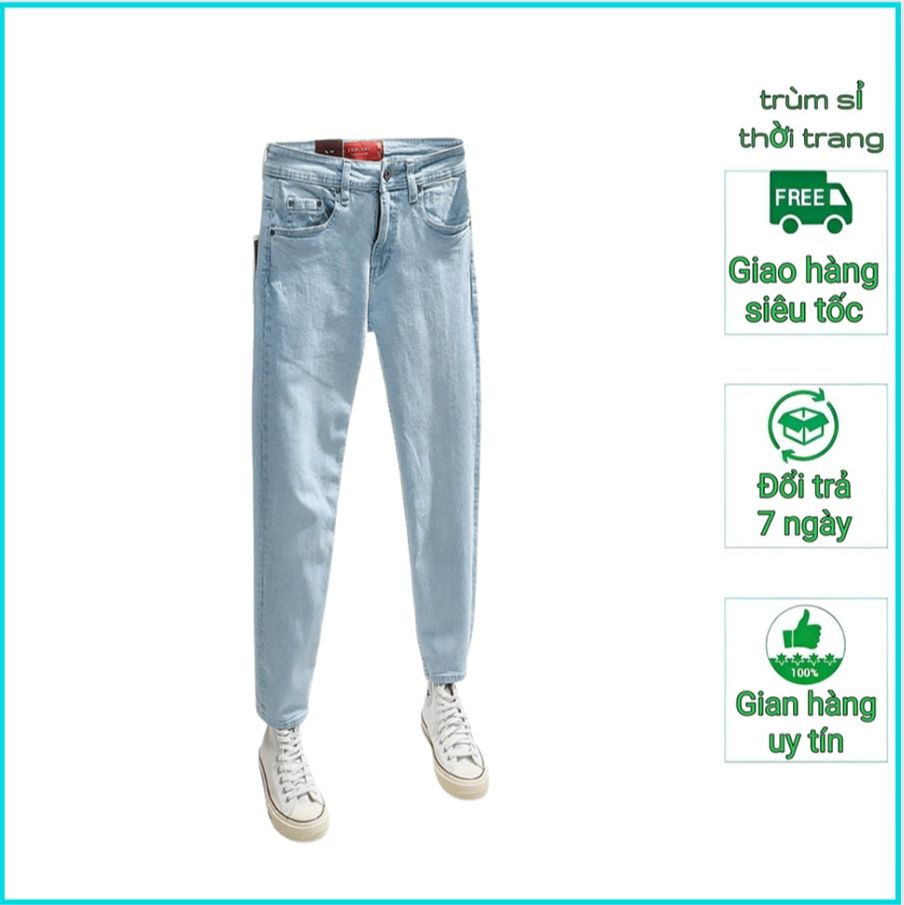 Quần jean nam mẫu mới phong cách mạnh mẽ chất jean co giãn bao đẹp