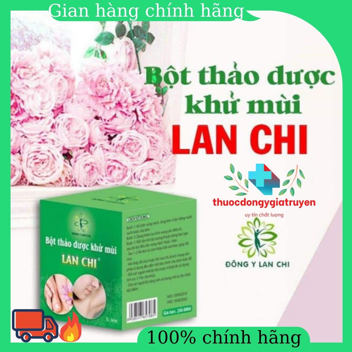 ĐẶC TR.Ị HÔI NÁCH-HÔI CHÂN LAN CHI.khử- mùi tuy.ệt đối