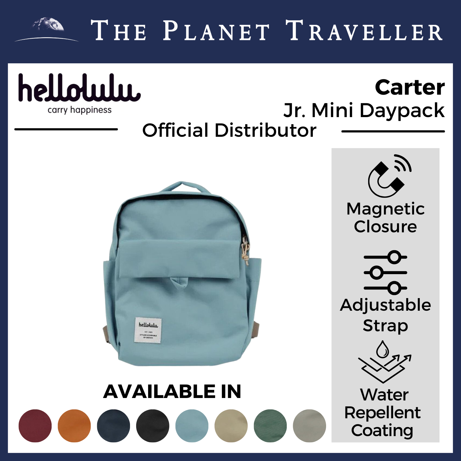 Hellolulu Carter All Day Backpack Lazada Singapore