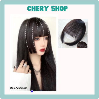 Tóc mái giả - mái nữ dày NHẬT BẢN làm bằng sợi tơ cao cấp uốn ép thoải mái