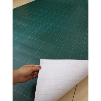 Bảng Decal dán tường. Bảng viết phấn có dòng kẻ ô ly tiểu học. Đồ dùng học tập cho bé