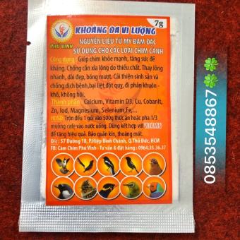 Khoáng Đa Vi Lượng Cao Cấp Cho Chim Cảnh .