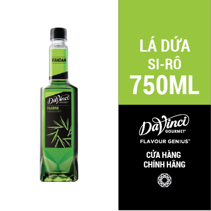 Siro lá dứa / syrup pandan - davinci gourmet