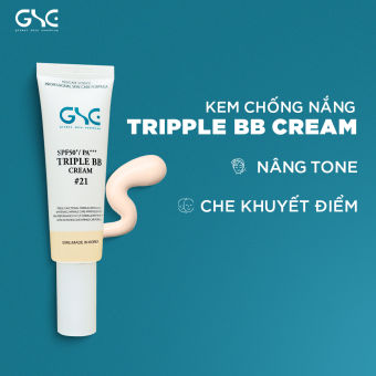 Kem Nền, Kem chống nắng nâng tone GSC Triple BB Cream 50ml sử dụng cho mọi loại da ,che khuyết điểm