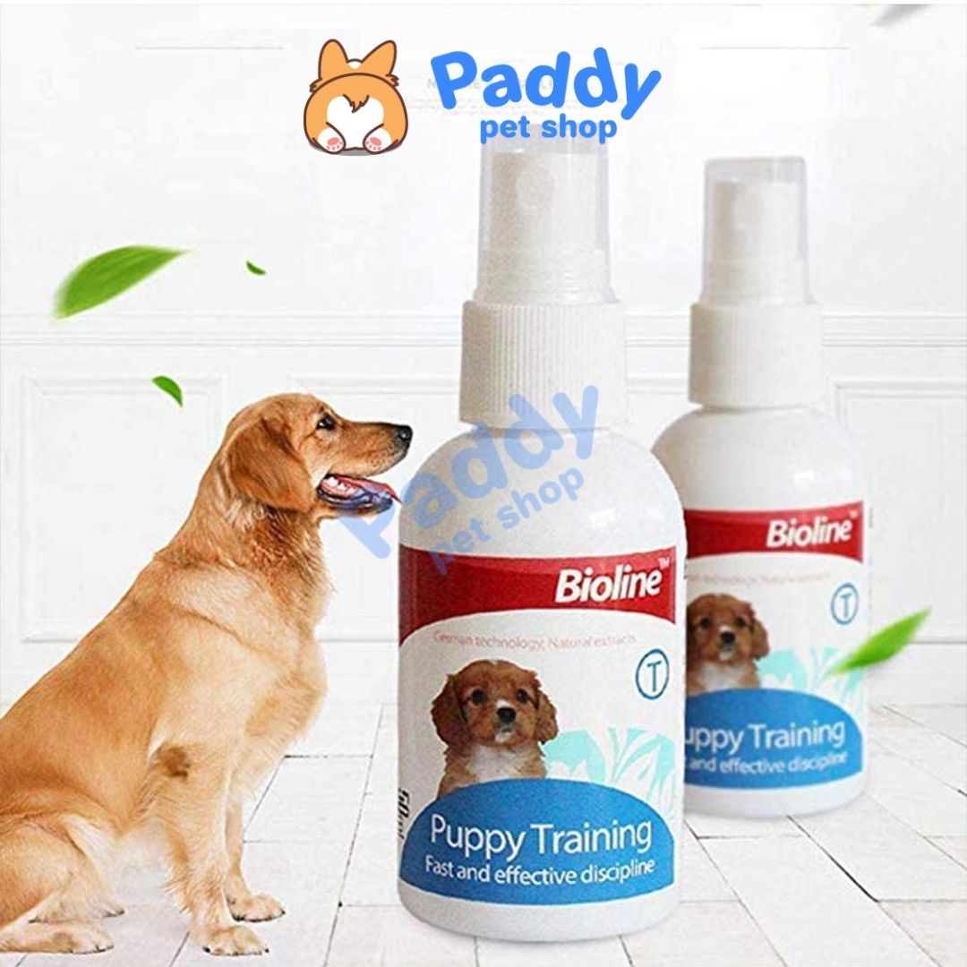 Xịt bioline huấn luyện chó đi vệ sinh đúng chỗ 50ml