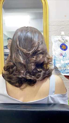 Thuốc uốn duỗi thông minh Hydro Acid TNT1000ml/ bịch uốn và duỗi tóc nhanh tiết kiệm thời gian, không lo cháy tóc, không quan tâm mềm hóa_LOVE BEAUTIFUL