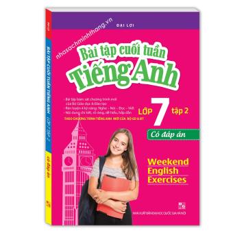 Sách - Bài Tập Cuối Tuần Tiếng Anh Lớp 7 Tập 2 - Có Đáp Án