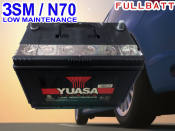 Yuasa Premium Low Maintenance Battery with Battery Solution