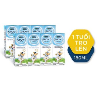 Sữa Tiệt Trùng VPMilk Grow+ - Sữa Tươi Có Đường, Ít Đường Hộp Giấy Uống Liền 180ml