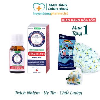 BioAmicus Vitamin D3K2-MK7 bổ sung vitamin D3 K2 cho xương chắc khoẻ