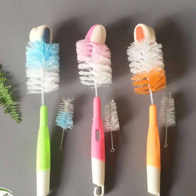 Cọ bình sữa,cọ rửa bình sữa farline 2 chi tiết giá rẻ.