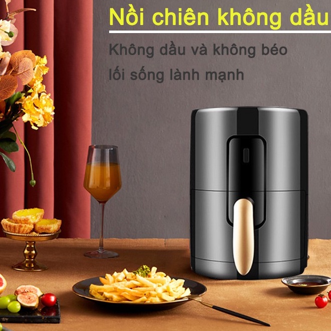 Longjiu✔ nồi chiên không dầu-air fryer-bảo hành 12 tháng