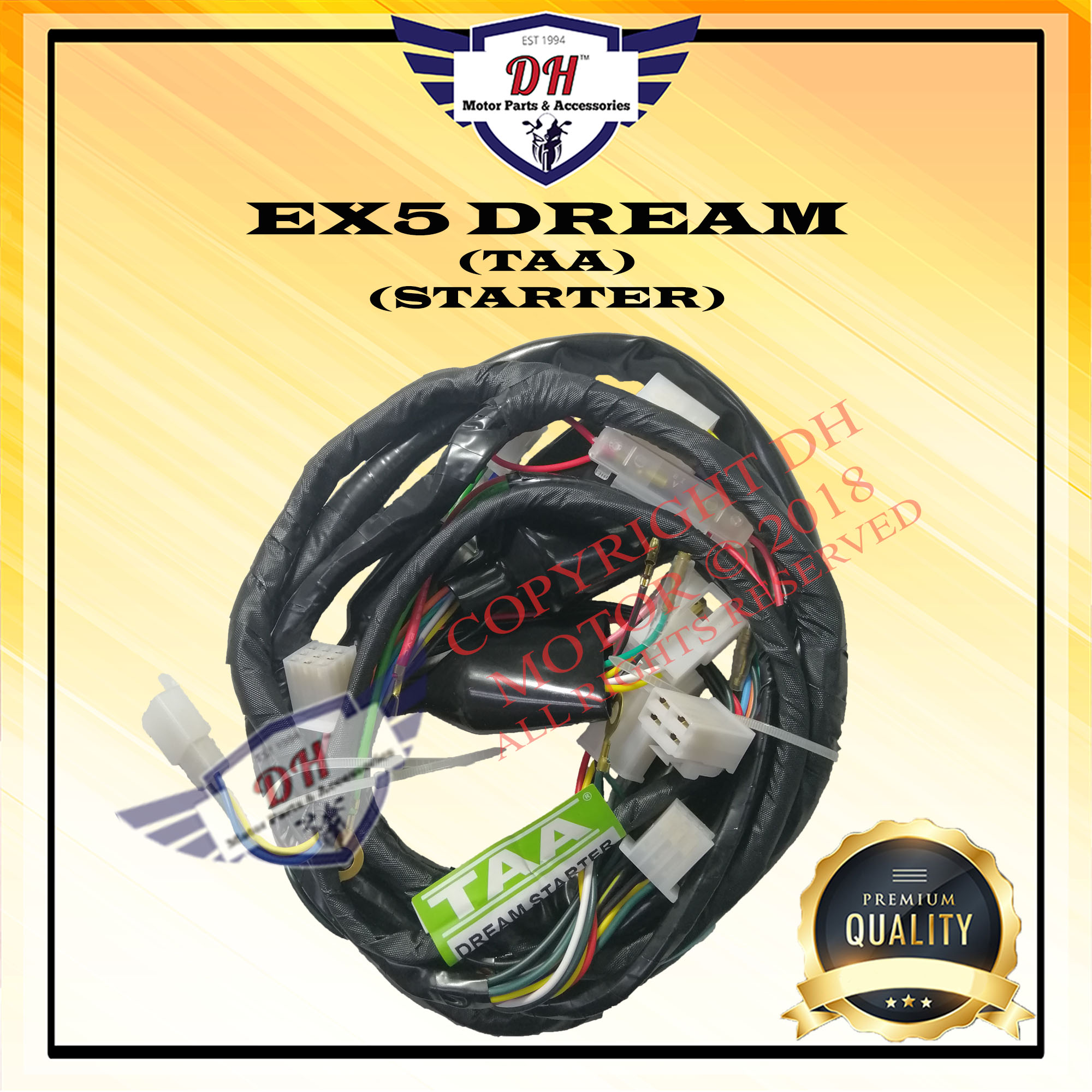 EX5 DREAM (OEM) WIRING BODY WIRE HARNESS FULL SET HONDA – DH MOTOR