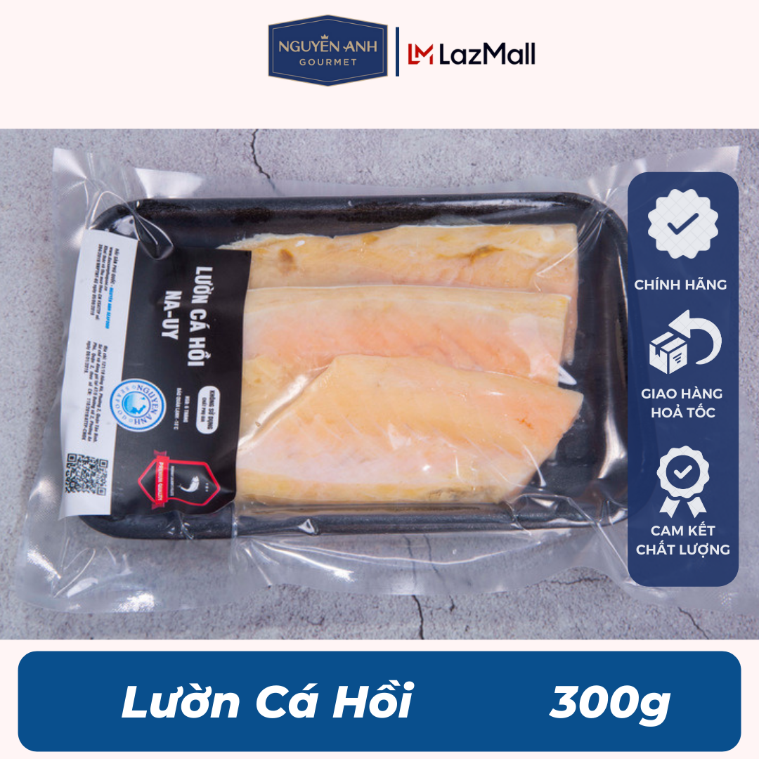 Lườn cá hồi 600gr Nguyên Anh nhập khẩu cao cấp thích hợp với các món sashimi đủ các loại hải sản tươi sống như cá, tôm tươi, mực tươi Hải Sản Nguyên Anh.