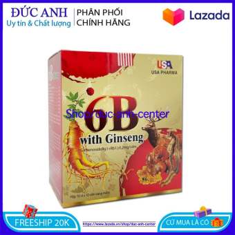 Vitamin tổng hợp 6B With Ginseng bồi bổ cơ thể, tăng sức đề kháng cho trẻ em người lớn Hộp 100 viên