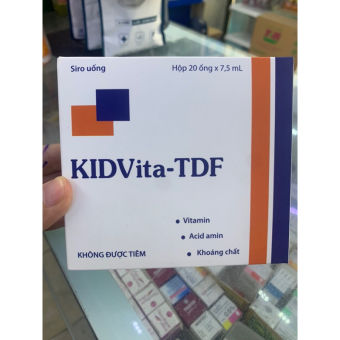 Siro KIDVita -TDF giúp bổ sung vitamin và các loại acid amin thiết yếu cho cơ thể