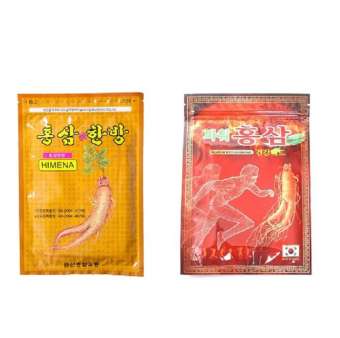 Combo 10 gói Cao dán hồng sâm trị đau nhức, mỏi mệt Hàn Quốc 200 miếng