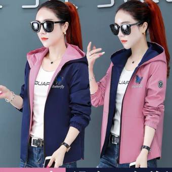 ÁO KHOÁC DÙ NỮ MẶC HAI MẶT  CHỐNG NẮNG CẢN GIÓ ĐI MƯA CAO CẤP