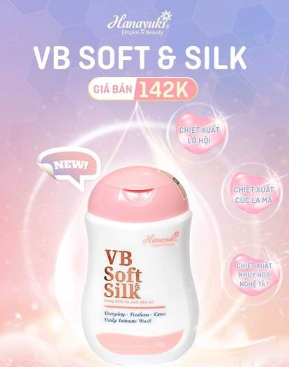 SIÊU HÓT: Hana Soft Silk - VB Soft Silk Chính Hãng Chai 150gr Date 2023 - Dung Dịch Vệ Sinh Hanayuki - Dung Dịch Vệ Sinh Phụ Nữ Hanayuki