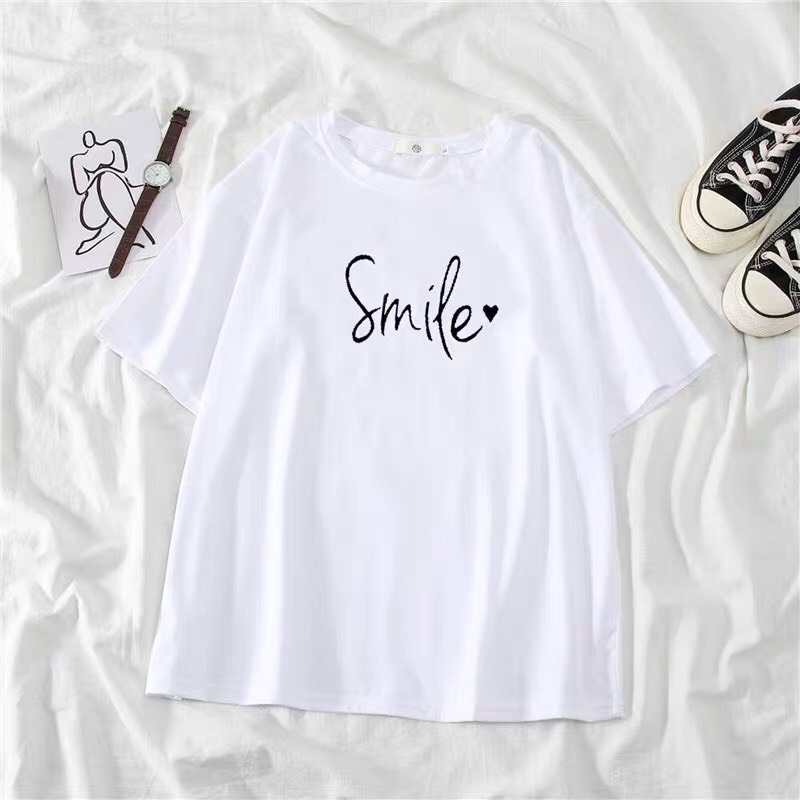 Set áo smile kèm quần bom dây rút siêu dễ thương