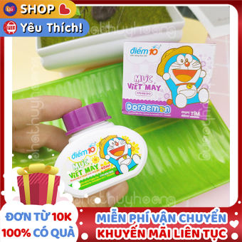 Mực viết máy màu tím Doraemon chất lượng, giá rẻ ✔mực viết bút máy ✔bút mực luyện viết chữ đẹp ✔viết mực bơm máy ✔bút mực máy viết đẹp ✔Phát Huy Hoàng