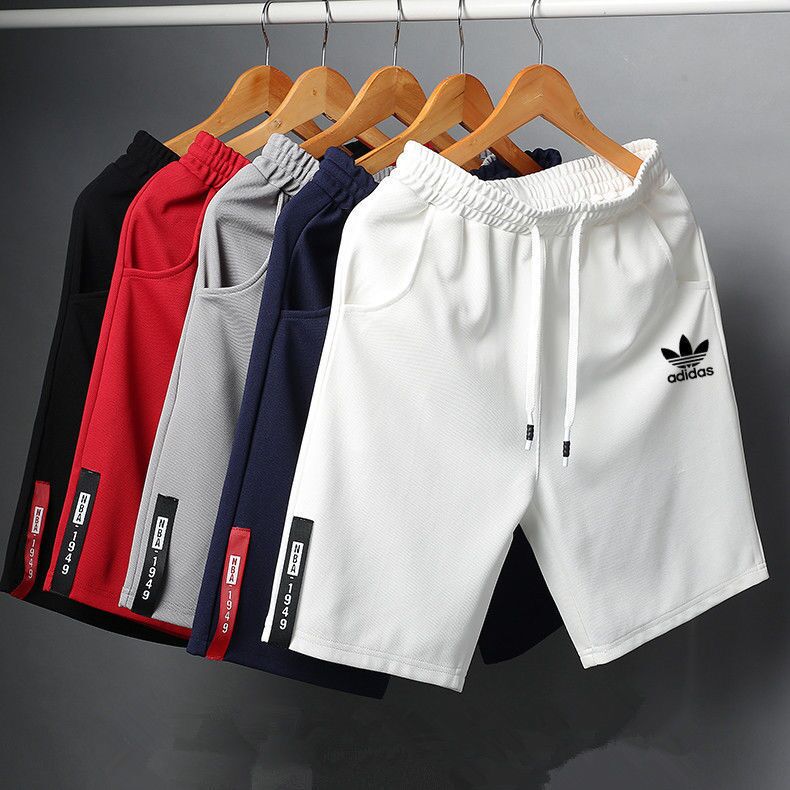 Adidaseen quần đùi thể thao mỏng thoáng khí cho nam quần đùi mùa hè dài đến đầu gối nhanh khô để chạy bộ