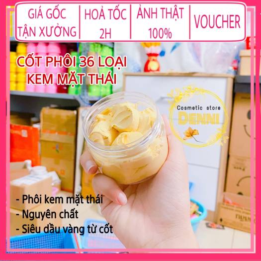 Hủ 100g phôi cốt 36 loại kem thái